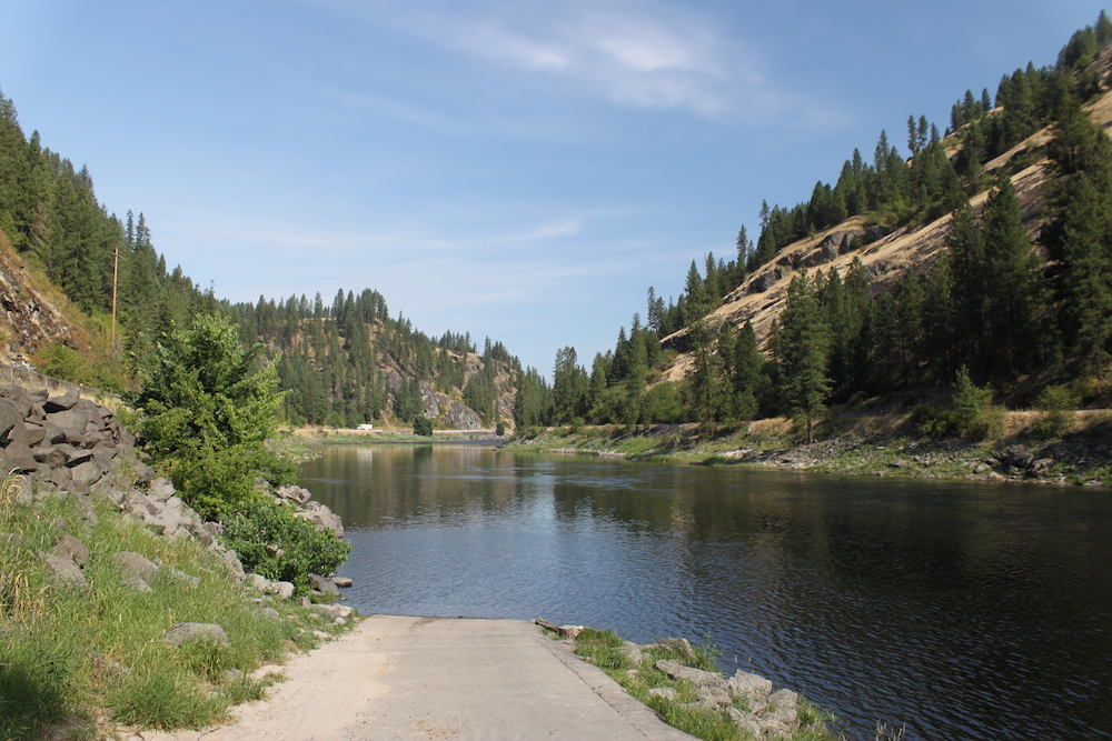 Zan's Access on Clearwater River near Weippe, Idaho