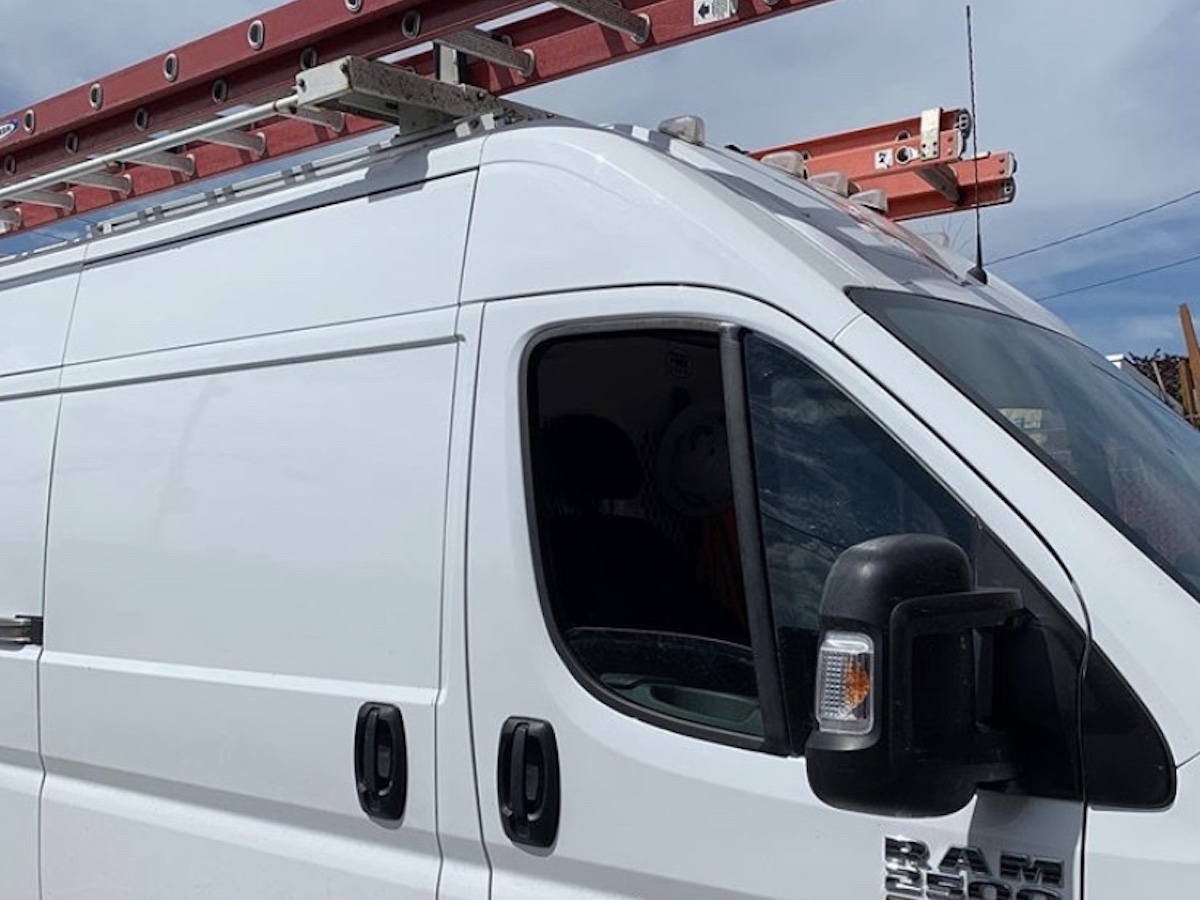 Alliant Roofing Commercial Roof Inspection Service Van - RAM ProMaster 2500