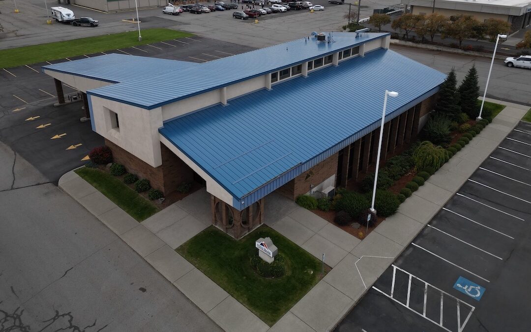 Metal Roof Replacement Revitalizes Bank Branch