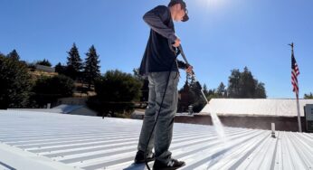 Commercial Metal Roof Acrylic Coatings Service